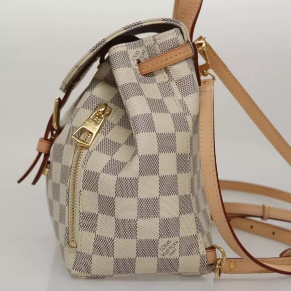 LOUIS VUITTON Damier Azur Speron BB Shoulder Bag N44026 LV Auth 97791A - Picture 4 of 15